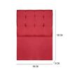 Respaldo Almore Basic 2 Plazas Rojo