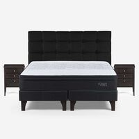 Cama Europea Tempo King + Maderas Issey