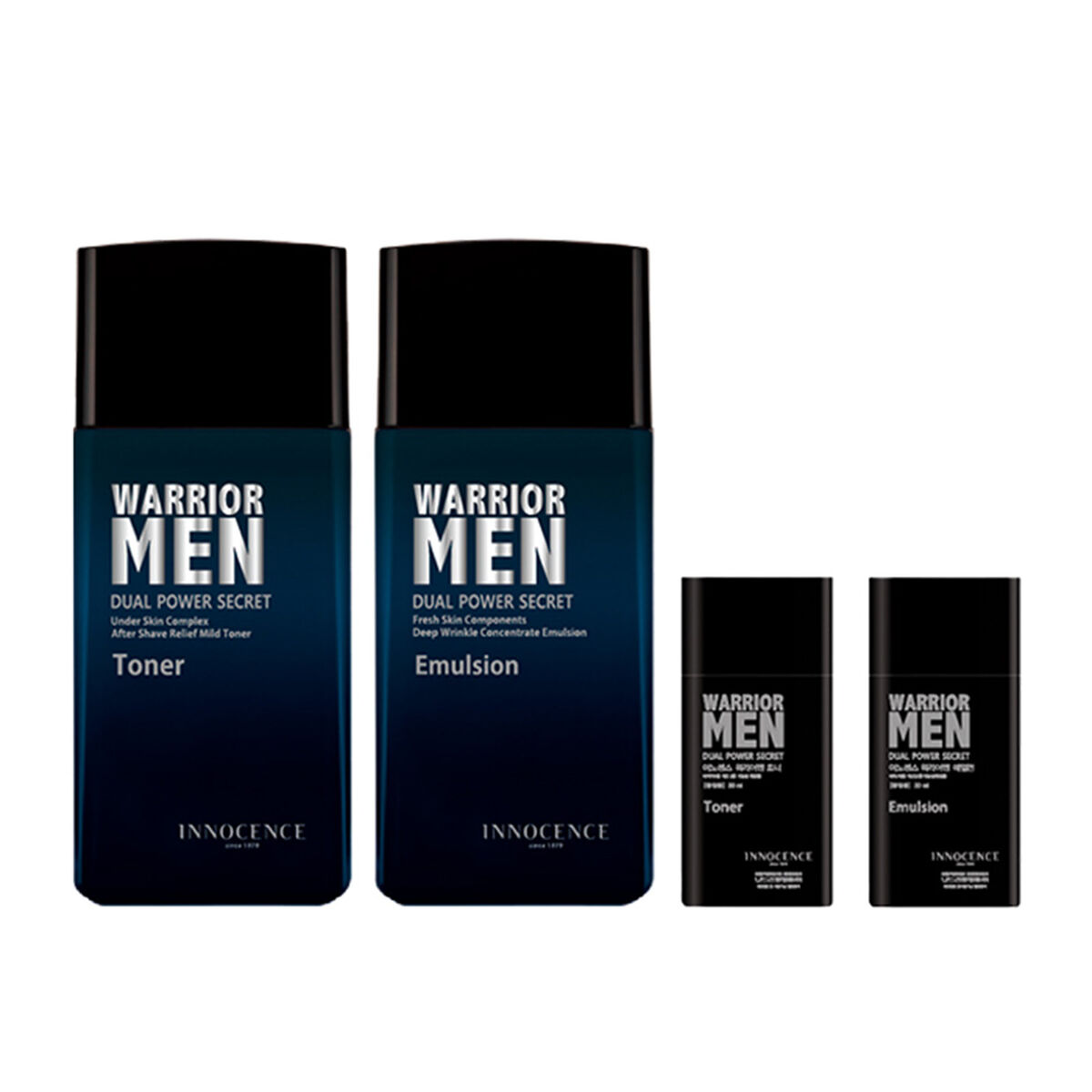 Set  de Regalo Hombre Tónico y Emulsión Warrior Men Ultimate Dual Power Secret Innocence