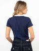 Polera Crop Con Estampado Mujer Icono