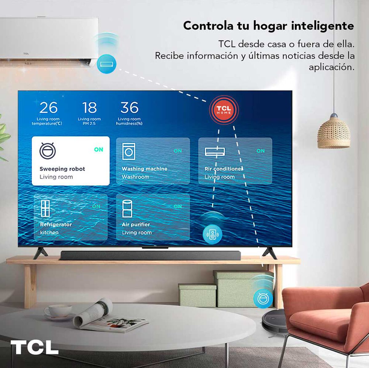 LED 55" TCL 55P635 Smart TV 4K