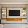 Home TV Di Poretti Design Sao Paulo Hasta 70" Caf&eacute; Claro