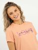 Polera Con Estampado Manga Corta Mujer Icono