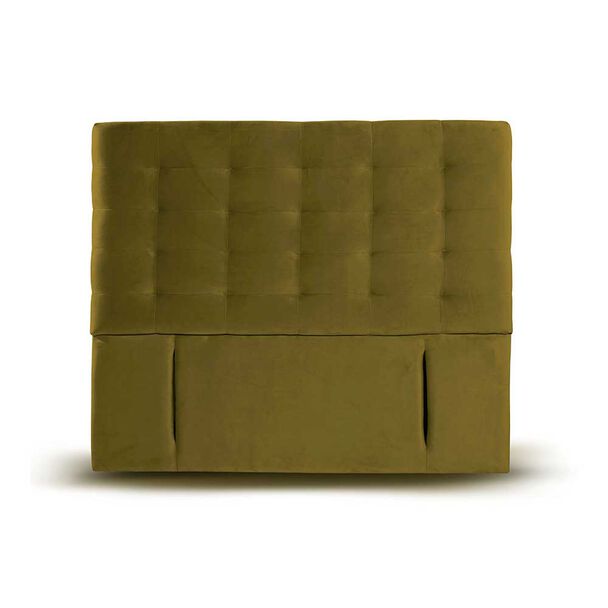Respaldo Latam Home 2 Plazas Napoles Tela Velvet Verde