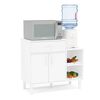 Mueble de Cocina para Microondas Vekkahome Montauri 1 Cajón 2 Puertas Blanco