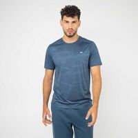 Polera Deportiva Hombre Black County Azul, Gris, Negro