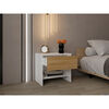 Velador Tuhome Dassel 1 Caj&oacute;n Blanco Fresno