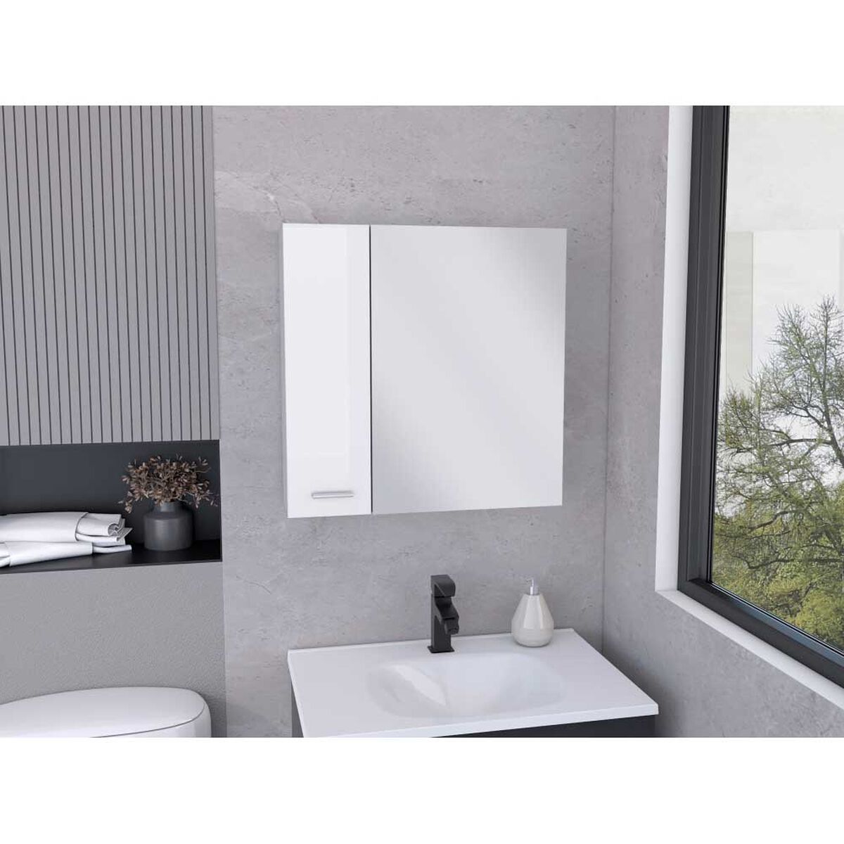 Gabinete De Ba&ntilde;o Tuhome Sines 1 P Blanco