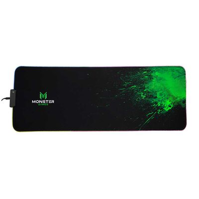 Imagen 1 del producto Mousepad Monster Games USB RGB Negro