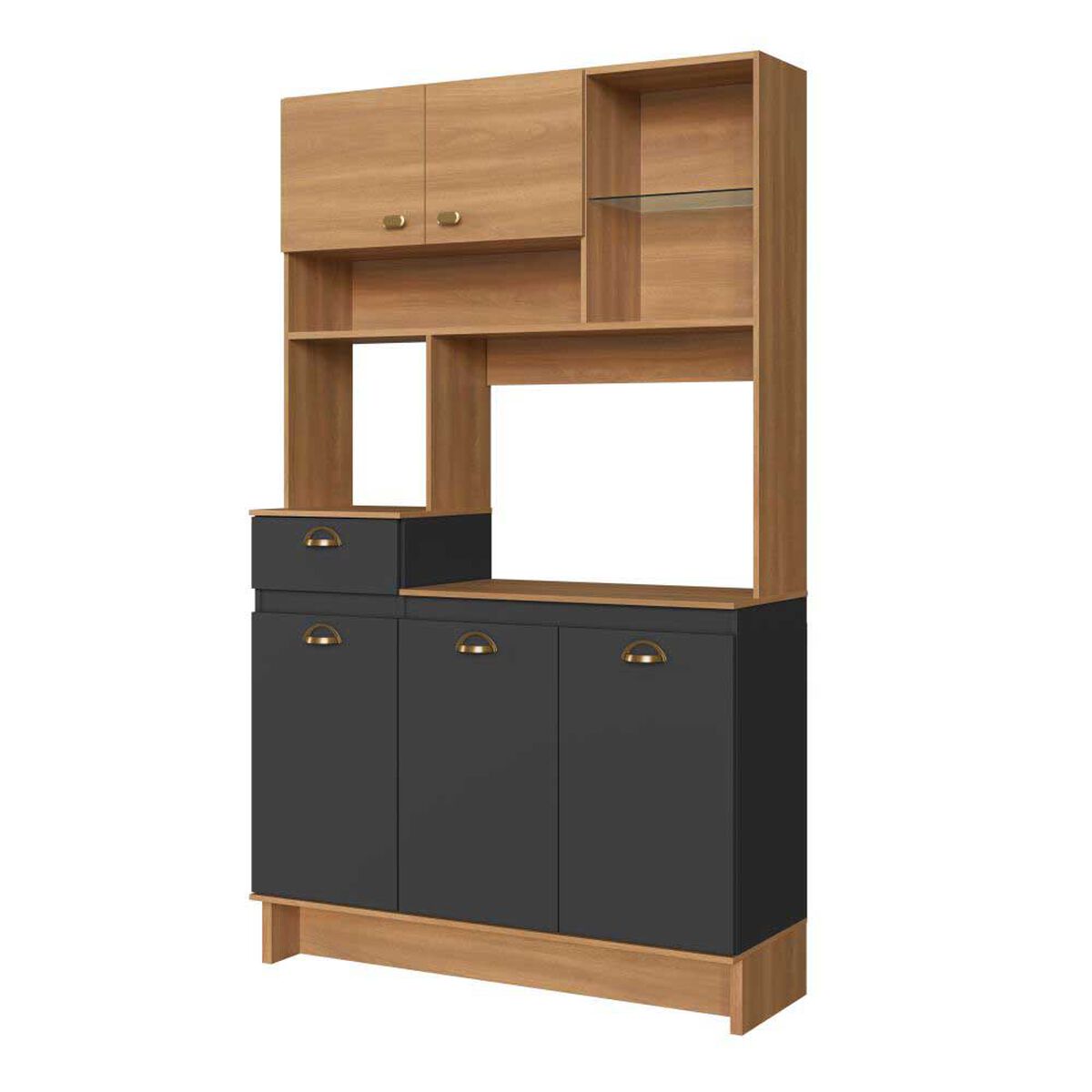 Muebles de Cocina Amuv 5 Puertas 1 Cajón Grafito