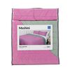 Cubrecama Mashini 2 Plazas Liso Rosado Verde