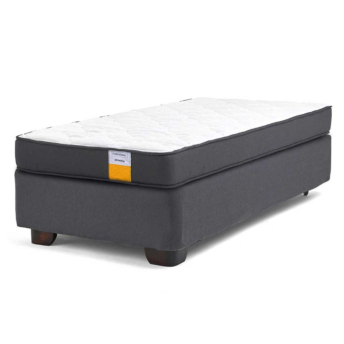 Cama Americana Drimkip 1 Plaza Plus Funcional
