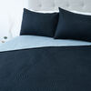 Quilt Doral Hotpress Bi-Color 2 Plazas Negro-Gris