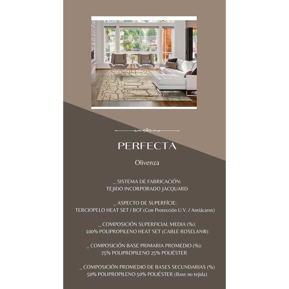 Alfombra Decocasa Ut02 Olivenza 200 x 250 cm Crema
