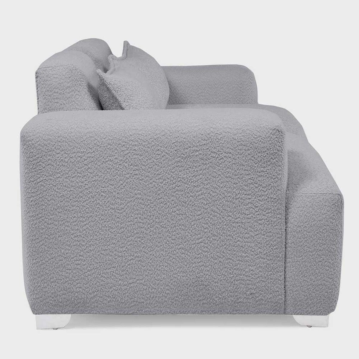 Sofá Mons Cala 2 Cuerpos Boucle Gris