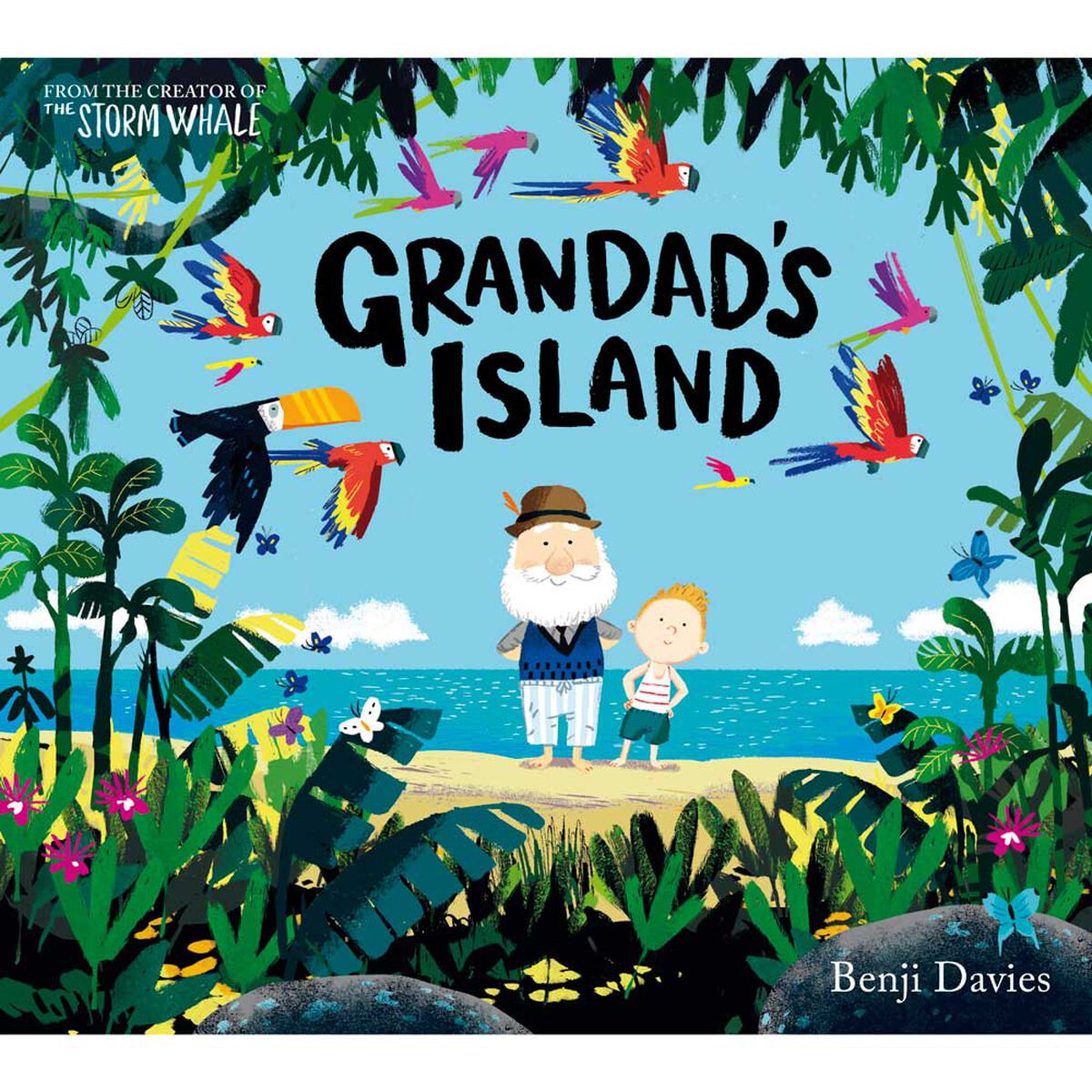 Libro La Isla del Abuelo Benji Davies Zig-Zag
