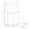 Combo Mueble de Cocina para Microondas + Optimizador TuHome Kitchen Blanco