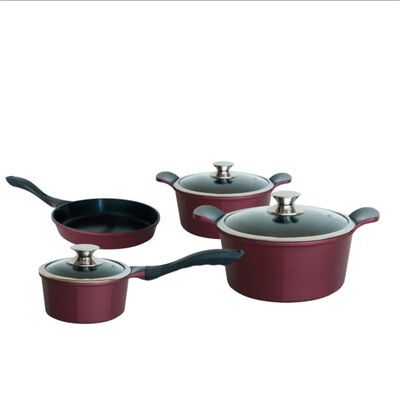Bateria de Cocina Aluminio Fundido Kitchenware Berries 9 Piezas