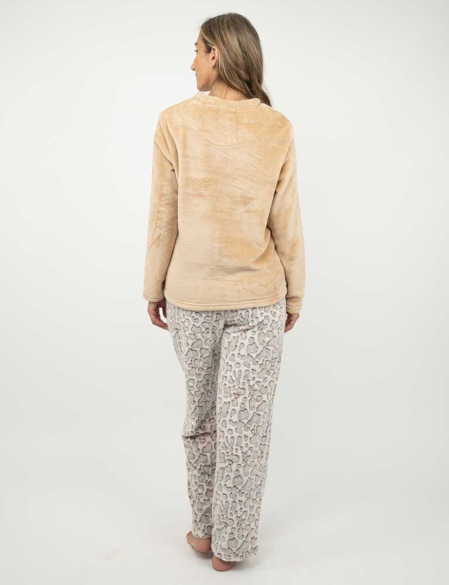 Pijama de Polar Mujer Portman Club