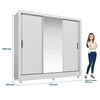 Clóset Onessta Francia 3 Puertas Blanco