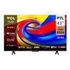 SmartTV  TCL 43P7L  QLED 4K Google TV 43 pulgadas Negro