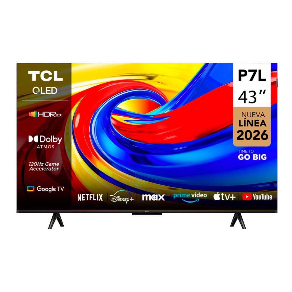 Smart TV QLED 43" TCL UHD 4K P7L