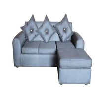 Sofá Seccional Diseño A&M Home Marcia 4 Cuerpos Gris