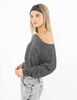 Polera  Off Shoulder Y2K Manga Larga Mujer Icono