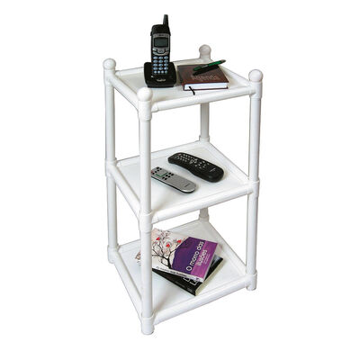 Mesa Multiuso Plástica San Bernardo 3 Niveles Blanco