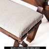 Juego de Comedor Latam Home Sevilla Murcia 2 Sillas + 2 Bancas Lino Blanco