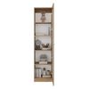 Vitrina Tuhome Home E6 1 P Macadamia Y Blanco