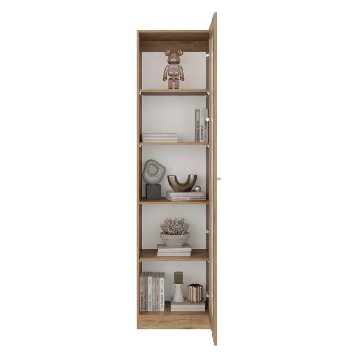 Vitrina Tuhome Home E6 1 P Macadamia Y Blanco