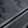 Cama Europea Celta 2 Plazas Black Elite Base Dividida + Set Havana