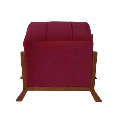 Imagen 2 del producto Pouf Latam Home Marsella Tela Velvet Burdeo