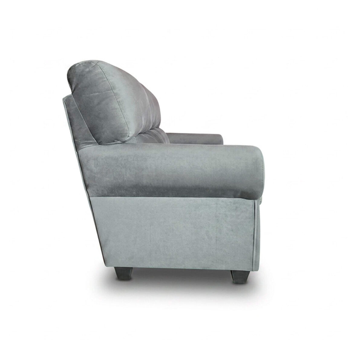 Sof&aacute; Muebles MPR Boston 3 Cuerpos + 2 Pouf Gris