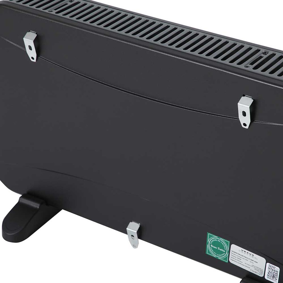 Convector Eléctrico Ursus Trotter HMP 2000 Negro