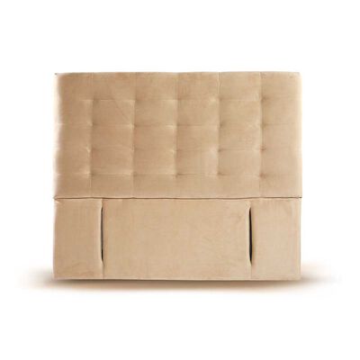Respaldo Latam Home 2 Plazas Napoles Tela Velvet Beige
