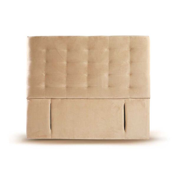 Respaldo Latam Home 2 Plazas Napoles Tela Velvet Beige