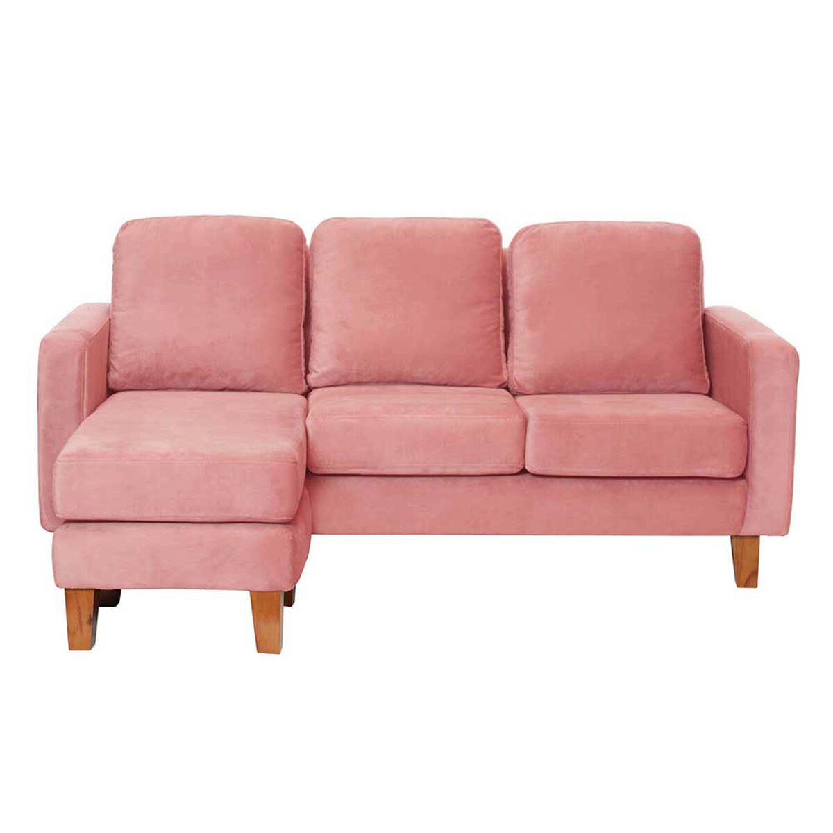 Sofá Seccional Intercambiable Latam Home Venecia 3 Cuerpos Palo Rosa