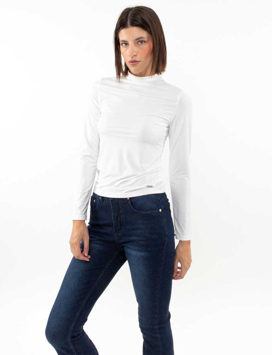 Polera Manga Larga Mujer Fiorucci