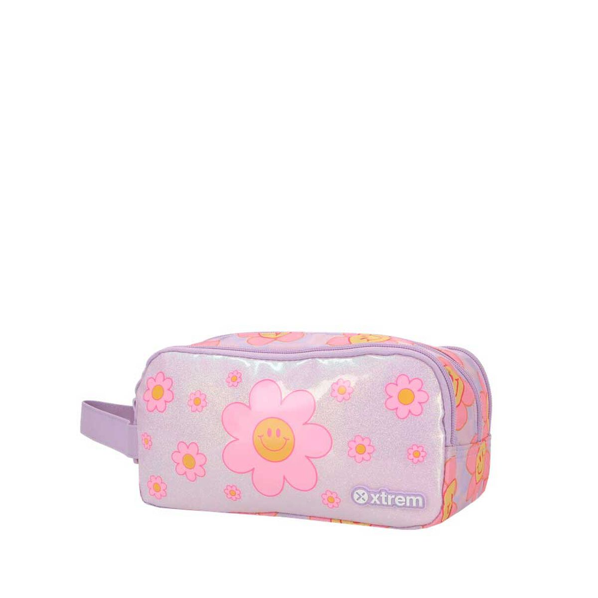 Estuche Xtrem University+ 6XT Flores Lila
