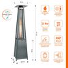 Estufa a Gas Exterior Terraza Klyma Obelisk Ionx