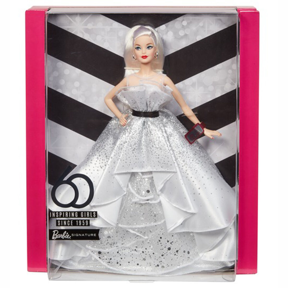 Barbie Coleccionistas 60Th Anniversary "Vestido Gala Blanco"