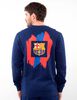 Polerón Deportivo Cuello Redondo de Algodón Hombre Barcelona