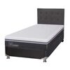 Box Spring CIC 1,5 Plazas Ortopedic Advance + Respaldo Eufrates
