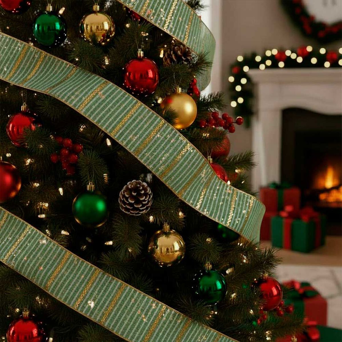 Malla Navide&ntilde;a 26 Cm Casanova