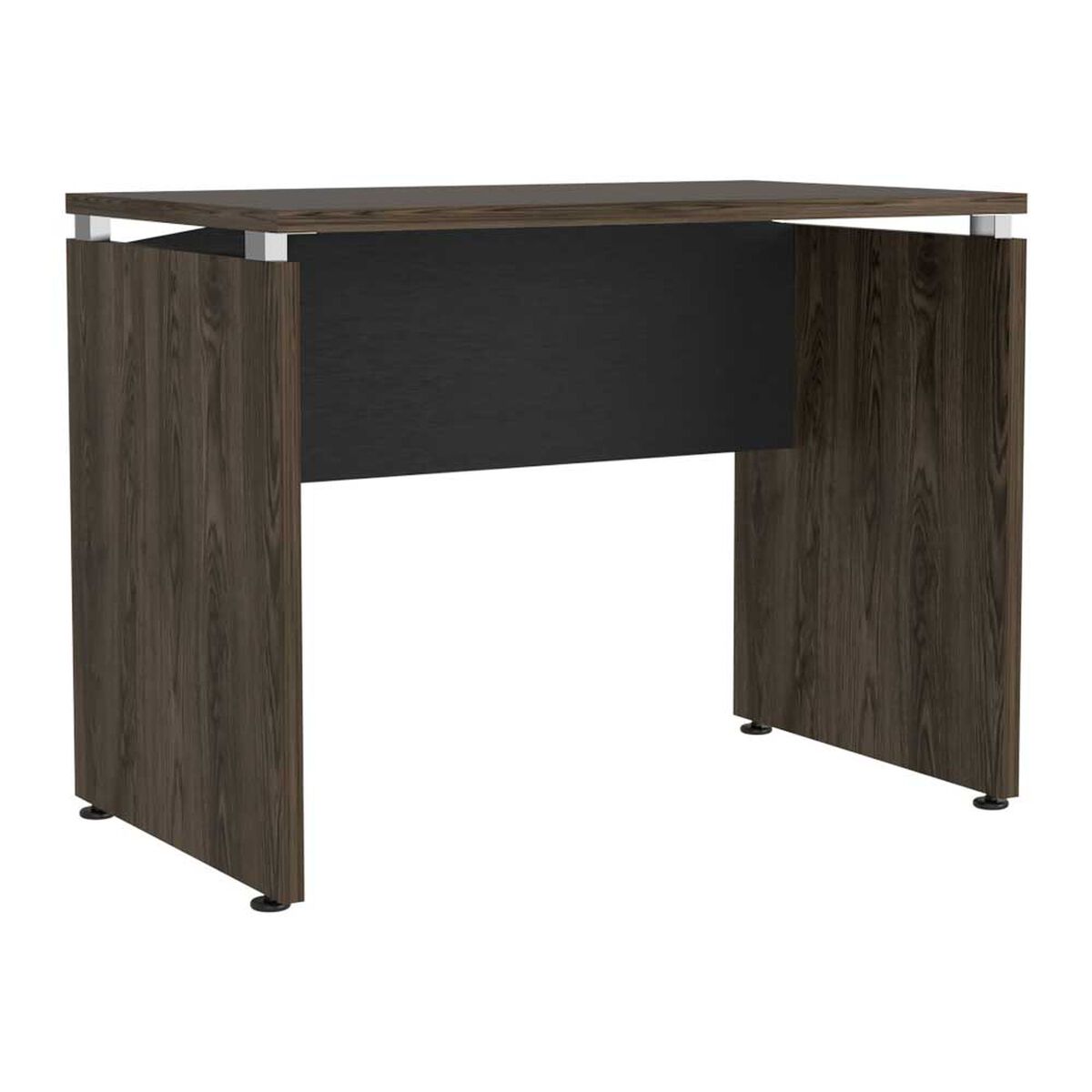 Escritorio Recto TuHome Home Office Negro Soft Coñac