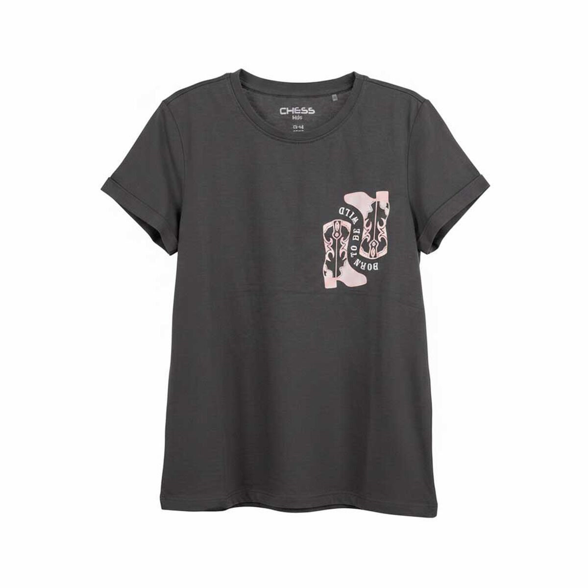 Polera Manga Corta Ni&ntilde;a Chess