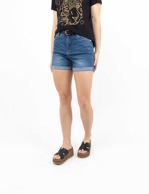 Imagen 1 del producto Short Mini Mujer Zibel Azul, Celeste, Crudo, Negro