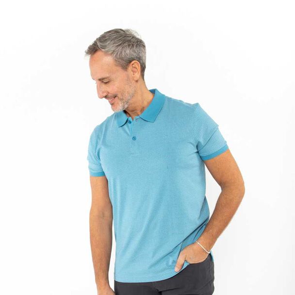 Polera Piqué Manga Corta Hombre Portman Club